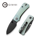 CIVIVI Baby Banter Thumb Stud Knife Natural G10 Handle (2.34" Black Stonewashed Nitro-V Blade) C19068S-8 - CIVIVI