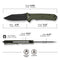 CIVIVI Neurohaptic Flipper & Button Lock Knife G10 Handle (3.74" Nitro-V Blade) C23080-3