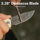 CIVIVI Merit Flipper & Thumb Stud Knife G10 Handle (3.28" Damascus Blade) C24012-DS1