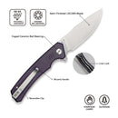 CIVIVI Merit Flipper & Thumb Stud Knife Micarta Handle (3.28" 14C28N Blade) C24012-3