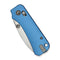 CIVIVI Baby Banter 2 Thumb Stud & Crossbar Lock Knife Blue Aluminum Handle (2.34" Satin Finished Nitro - V Blade) C23074 - 1