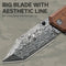 CIVIVI Bhaltair Flipper & Thumb Stud Knife Wood Handle (3.98" Damascus Blade) C23024 - DS1 , With No Free Gift