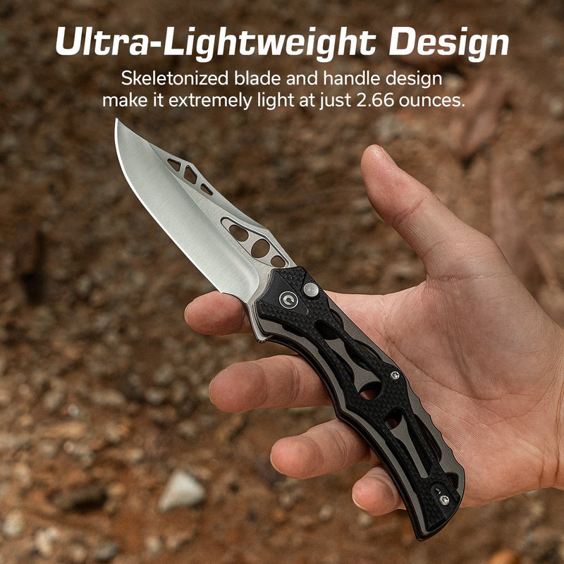 CIVIVI Biophase EDC Knife Aluminum & G10 Handle Nitro-V