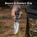 CIVIVI Biophase Flipper & Button Lock Knife Aluminum & G10 Handle (3.48" Nitro - V Blade) C23083C - 3