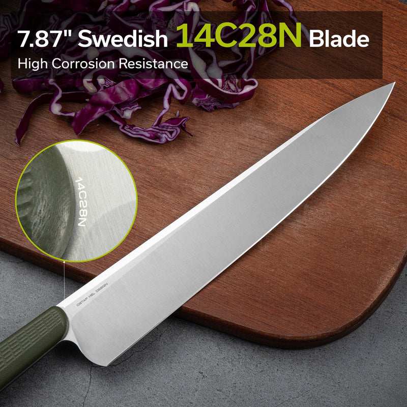 CIVIVI Cibus Chef Knife G10 Handle (7.87" 14C28N Blade) C23048 - 2