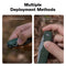 CIVIVI Clingman Front Flipper & Thumb Stud Knife Green Canvas Micarta Handle (2.99" Satin Finished Nitro - V Blade) C23065 - 4