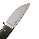 CIVIVI Cloud Peak Fixed Blade Knife OD Green G10 Handle With Nickel - Silver Guard (4.6" Satin Finished Nitro - V Blade) C23044 - 2