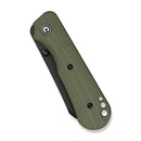 CIVIVI Crabby Thumb Stud Knife OD Green G10 Handle (2.7" Black Stonewashed 14C28N Blade) C24055 - 1