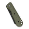 CIVIVI Crabby Thumb Stud Knife OD Green G10 Handle (2.7" Black Stonewashed 14C28N Blade) C24055 - 1