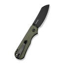 CIVIVI Crabby Thumb Stud Knife OD Green G10 Handle (2.7" Black Stonewashed 14C28N Blade) C24055 - 1