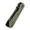 CIVIVI Crabby Thumb Stud Knife OD Green G10 Handle (2.7" Black Stonewashed 14C28N Blade) C24055 - 1