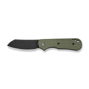 CIVIVI Crabby Thumb Stud Knife OD Green G10 Handle (2.7" Black Stonewashed 14C28N Blade) C24055 - 1