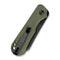CIVIVI Crabby Thumb Stud Knife OD Green G10 Handle (2.7" Black Stonewashed 14C28N Blade) C24055 - 1