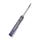 CIVIVI Crabby Thumb Stud Knife Purple G10 Handle (2.7" Stonewashed 14C28N Blade) C24055 - 2