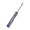 CIVIVI Crabby Thumb Stud Knife Purple G10 Handle (2.7" Stonewashed 14C28N Blade) C24055 - 2
