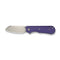 CIVIVI Crabby Thumb Stud Knife Purple G10 Handle (2.7" Stonewashed 14C28N Blade) C24055 - 2