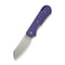 CIVIVI Crabby Thumb Stud Knife Purple G10 Handle (2.7" Stonewashed 14C28N Blade) C24055 - 2