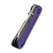 CIVIVI Crabby Thumb Stud Knife Purple G10 Handle (2.7" Stonewashed 14C28N Blade) C24055 - 2