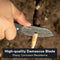 CIVIVI Crabby Thumb Stud Knife Shredded Carbon Fiber Handle (2.7" Damascus Blade) C24055 - DS1