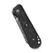 CIVIVI Crabby Thumb Stud Knife Shredded Carbon Fiber Handle (2.7" Damascus Blade) C24055 - DS1