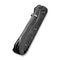 CIVIVI Crabby Thumb Stud Knife Shredded Carbon Fiber Handle (2.7" Damascus Blade) C24055 - DS1