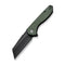 CIVIVI ExOne Flipper Knife Green Canvas Micarta Handle (2.94" Black Stonewashed Nitro-V Blade) C23036-3