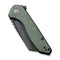 CIVIVI ExOne Flipper Knife Green Canvas Micarta Handle (2.94" Black Stonewashed Nitro-V Blade) C23036-3