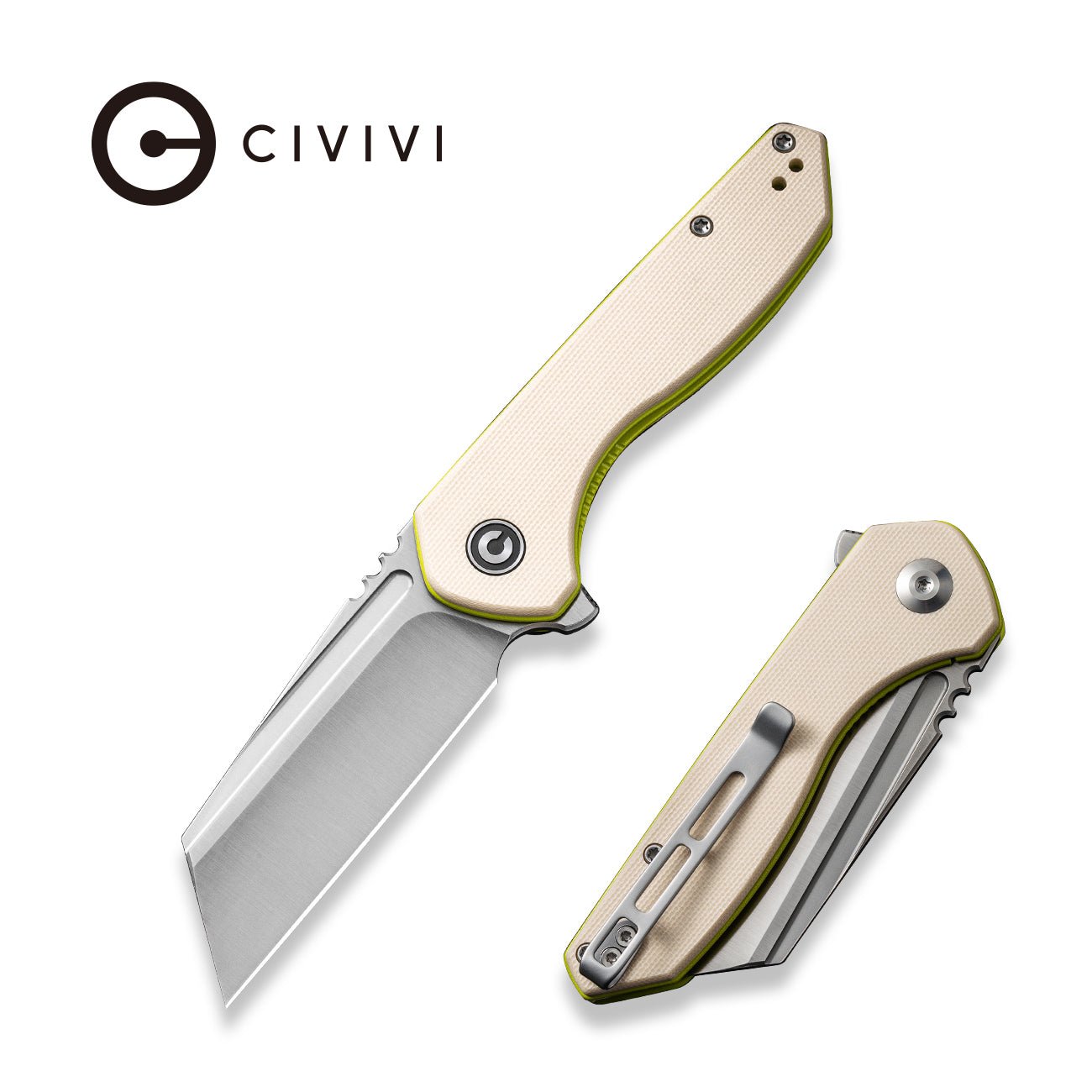 CIVIVIExOneFlipperKnifeG10Handle(2.94"Nitro-VBlade)C23036-2