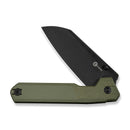 CIVIVI Hid Thumb Stud Knife OD Green G10 Handle (4.14" Black Stonewashed 14C28N Blade) C23008 - 2