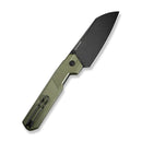 CIVIVI Hid Thumb Stud Knife OD Green G10 Handle (4.14" Black Stonewashed 14C28N Blade) C23008 - 2