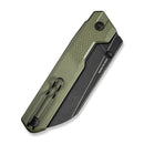 CIVIVI Hid Thumb Stud Knife OD Green G10 Handle (4.14" Black Stonewashed 14C28N Blade) C23008 - 2