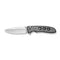 CIVIVI Hyperpulse Flipper & Thumb Stud & Button Lock Knife Gray Aluminum Handle (3.5" Satin Finished 14C28N Blade) C23087A - 3