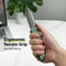 CIVIVI Hyperpulse Flipper & Thumb Stud & Button Lock Knife Green Aluminum Handle (3.5" Damascus Blade) C23087A - DS1