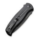 CIVIVI Incindie Flipper & Button Lock Knife Black G10 Handle (3.48" Black Stonewashed 14C28N Blade) C23053 - 1