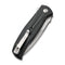 CIVIVI Incindie Flipper & Button Lock Knife Black G10 Handle (3.48" Stonewashed 14C28N Blade) C23053 - 3