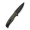 CIVIVI Incindie Flipper & Button Lock Knife OD Green G10 Handle (3.48" Black Stonewashed 14C28N Blade) C23053 - 2