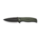 CIVIVI Incindie Flipper & Button Lock Knife OD Green G10 Handle (3.48" Black Stonewashed 14C28N Blade) C23053 - 2