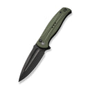 CIVIVI Incindie Flipper & Button Lock Knife OD Green G10 Handle (3.48" Black Stonewashed 14C28N Blade) C23053 - 2