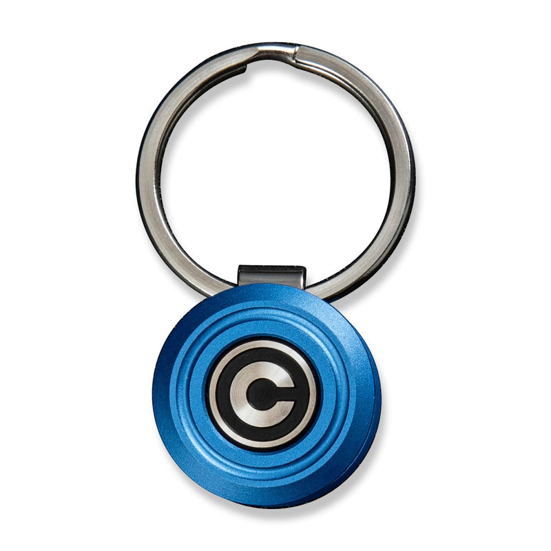 CIVIVI Key Coin Blue Aluminum Pocket Key Organizer C23056 - 2, With 1 PC Plain Key Ring, 6PCS Bronze Washers & Extra 3 PCS Different Length Pivots