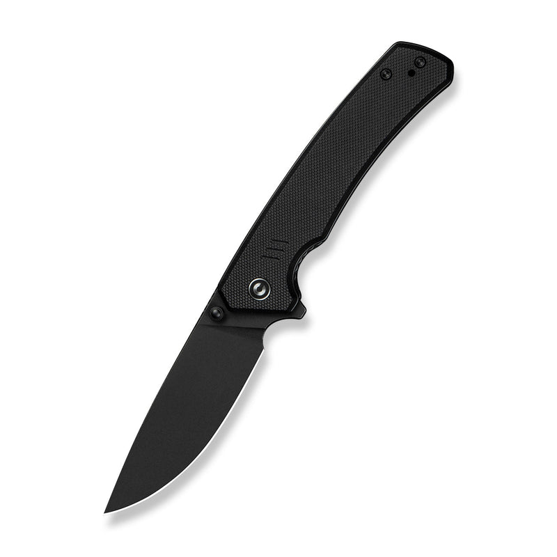 CIVIVI Merit Flipper & Thumb Stud Knife Black G10 Handle (3.28" Black Stonewashed 14C28N Blade) C24012 - 1