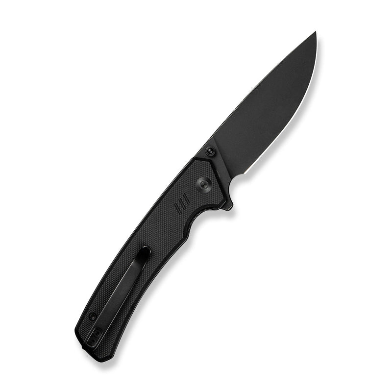 CIVIVI Merit Flipper & Thumb Stud Knife Black G10 Handle (3.28" Black Stonewashed 14C28N Blade) C24012 - 1