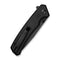 CIVIVI Merit Flipper & Thumb Stud Knife Black G10 Handle (3.28" Black Stonewashed 14C28N Blade) C24012 - 1