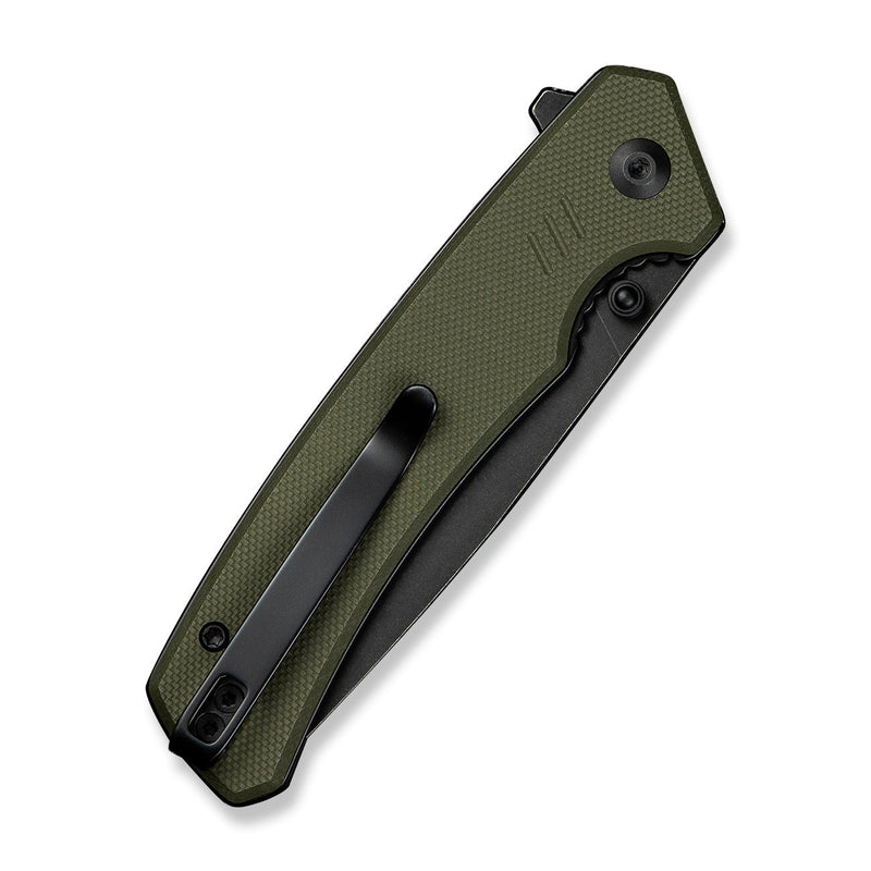 CIVIVI Merit Flipper & Thumb Stud Knife OD Green G10 Handle (3.28" Black Stonewashed 14C28N Blade) C24012 - 2