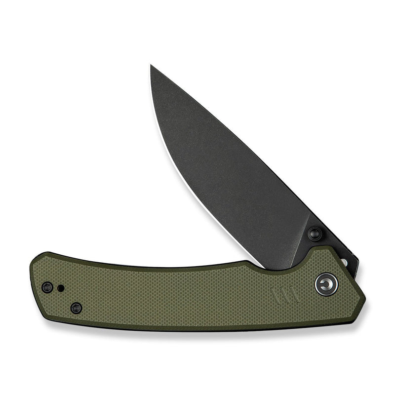 CIVIVI Merit Flipper & Thumb Stud Knife OD Green G10 Handle (3.28" Black Stonewashed 14C28N Blade) C24012 - 2