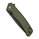 CIVIVI Merit Flipper & Thumb Stud Knife OD Green G10 Handle (3.28" Black Stonewashed 14C28N Blade) C24012 - 2