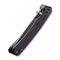 CIVIVI Merit Flipper & Thumb Stud Knife Purple Canvas Micarta Handle (3.28" Satin Finished 14C28N Blade) C24012 - 3