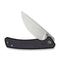 CIVIVI Merit Flipper & Thumb Stud Knife Purple Canvas Micarta Handle (3.28" Satin Finished 14C28N Blade) C24012 - 3