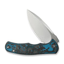 CIVIVI Mini Praxis Flipper Knife Arctic Storm Fat Carbon Fiber Handle (2.98" Satin Finished CPM S35VN Blade) C18026CB - 1