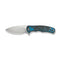 CIVIVI Mini Praxis Flipper Knife Arctic Storm Fat Carbon Fiber Handle (2.98" Satin Finished CPM S35VN Blade) C18026CB - 1