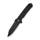 CIVIVI Neurohaptic Flipper & Button Lock Knife Black G10 Handle (3.74" Black Stonewashed Nitro - V Blade) C23080 - 1